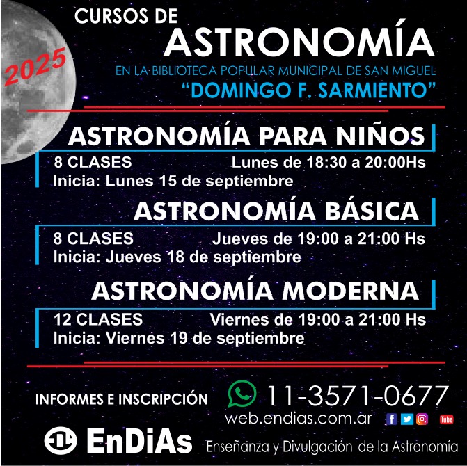 Cursos de EnDiAs 2025 2do semestre